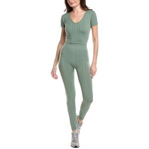 Marion Womens 2Pc Diamond Texture Top & Legging Set, Green